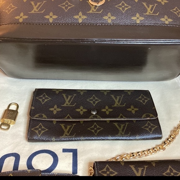 SET authentic item only! LV Louis Vuitton Alma & Sarah Wallet Set - Picture 3 of 7